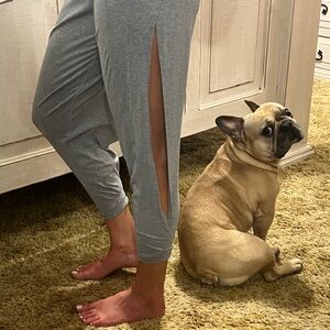 Lululemon Athletica Gray Crop Joggers